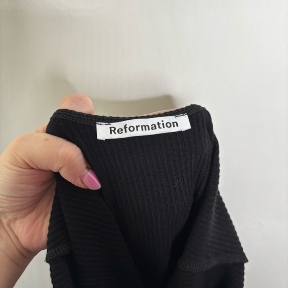 Reformation Keslee Stretch-Knit Midi Dress size XS - Picture 7 of 12